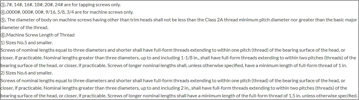 Slotted Machine Screw-dimension table Slotted Machine Screw-dimension table